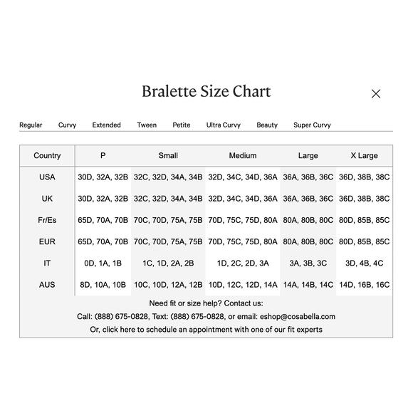 Cosabella Soire Confidence Bralette - Blue Mesh - Wireless Lingerie - Large NWT - Picture 4 of 4